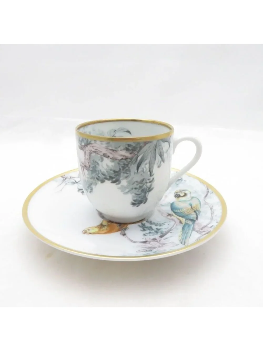 Hermes Carnets d'Equateur Coffee Cup & Saucer
